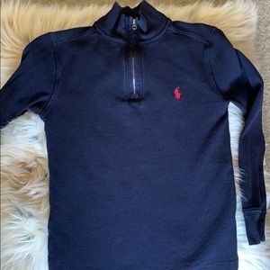 BOYS POLO HALF ZIP